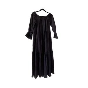 Scoop Women's Voluminous Off Shoulder Maxi Dress